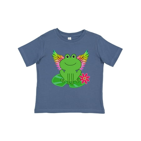 

Inktastic Frog Lily Pad Wings Gift Baby Girl T-Shirt