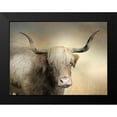 thumbnail image 2 of Deiter, Lori 18x15 Black Modern Framed Museum Art Print Titled - Highland Cow in Golden Grass, 2 of 5
