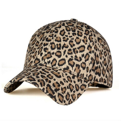 Leopard Print Rock Baseball Caps 