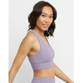 thumbnail image 2 of Hanes Originals Womens Longline Racerback Moderate Support Sports Bra, 2 of 4