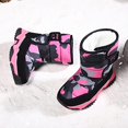 thumbnail image 6 of Boys Girls Warm Snow Boots Plush Lining Non-Slip Cold-Proof Cotton Boots Kids Winter Outdoor Sports Shoes (Toddler/Little Kid/Big Kid), 6 of 12