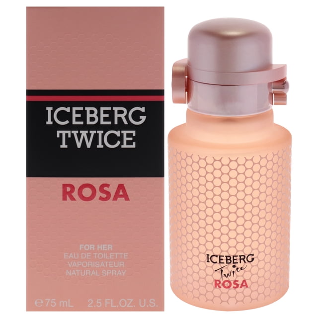 Iceberg Twice Rosa de Iceberg para mujer - EDT Spray de 75 ml