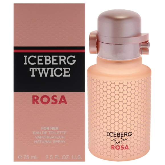 Iceberg Twice Rosa de Iceberg para mujer - EDT Spray de 75 ml