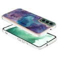 thumbnail image 4 of Nalacover for Samsung Galaxy S23 Marble Pattern Slim Case Compatible with MagSafe Wireless Charging, Soft Silicone/TPU Shockproof Non-Yellowing Lightweight Protective Cover, Purple, 4 of 8