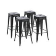 thumbnail image 3 of Howard 30inch Metal Stackable Bar Height Stool, Set of 4, Black Color, 3 of 9