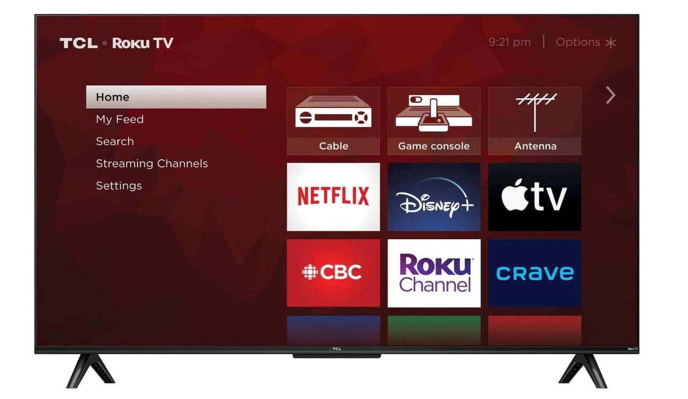 TCL 43" Class 4 Series 4K UHD HDR LED Smart Roku TV