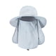 thumbnail image 2 of Sombreros de pesca Hombres Protección solar Cuello Solapa facial Protector solar Sombrero Cómodo Sombrero de protección solar Sombrero Sombreros para Gris claro DYNWAVEMX Sombrero de copa, 2 of 8
