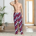 thumbnail image 2 of Hirioo golf for Men's PJ Pajama Pants Sleep Pants Men's Home Trousers with Pockets,S-3XL-X-Large, 2 of 6