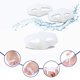thumbnail image 5 of Separador de dedos doble anillo, almohadilla para los pies, cuidado de los pies, separador de dedos superpuestos, 6 pares, 5 of 8