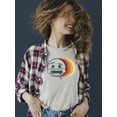 thumbnail image 2 of Laughing Layers - Retro Emoji Aesthetic Graphic Women's T-shirt, 2 of 4