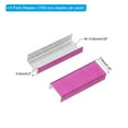 thumbnail image 2 of Unique Bargains Staples for Stapler, 8 Pack #10 Mini 3/16 Inch Length Staples for Office Supplies, Rose Red, 2 of 6
