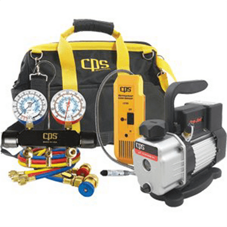 CPS Products QUALITY MANIFOLD PUMP AND LEAK DETECTOR