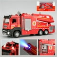 thumbnail image 3 of Children's Alloy Fire Truck Toy That Can Spray Water Suitable for Backyard Fun, 3 of 7