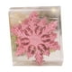 thumbnail image 5 of Adornos navideños de copos de nieve brillantes, 6 piezas, multiusos y resistentes para el invierno Rosa, 5 of 9