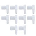 thumbnail image 3 of 10PCS Plastic Hose Joints Barb Reducer Fittings L Type 90 Degree Elbow Pipe Connectors 12x6MM, 3 of 14