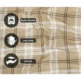 thumbnail image 3 of Juego de sábanas Bliss Casa, 100% franela de algodón, cama king size, 3 of 9