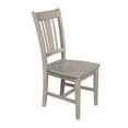 thumbnail image 3 of Set of Two San Remo Solid Wood Splatback Chairs in Washed Gray Taupe, 3 of 6
