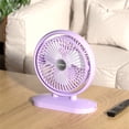 thumbnail image 7 of Qiopertar Under $5 Silent Desktop Fan 9 Inch, Three-Speed Multi-Angle USB Powered Fan for Office Bedroom, Small Circulation Fan with Double Bracket, 7 of 7