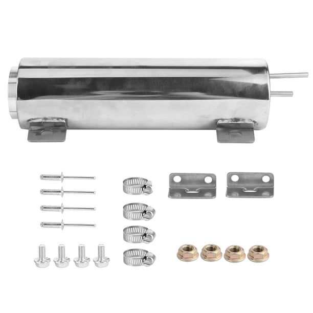 Tanque de captura de desbordamiento de radiador de 32oz, automóvil de acero inoxidable de 3x10 pulgadas, apto para Chrysler Jadeshay A