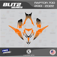thumbnail image 4 of Kalair GFX Graphics Kit for Yamaha RAPTOR700 (2013-2022) Blitz Series, 4 of 5