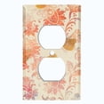 thumbnail image 2 of Metal Light Switch Plate Outlet Cover (Floral Wallpaper FLW001), 2 of 13