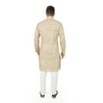 thumbnail image 3 of TRILOKI Ikkat Men Kurta Pajama Set Ethnic Indian Traditional Wear Ethnic Diwali Puja, 3 of 4