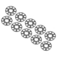 thumbnail image 1 of Wanyifa Titanium Washer M6 M8 M10 Spacer Nine Hole Gaskets for Motorcycle Car,M6,Silver,10 Pcs, 1 of 7