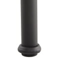 thumbnail image 3 of Sanford Complete Metal Bed and Steel Support Frame with Castings and Round Finial Posts, Matte Black Finish, King, 3 of 5