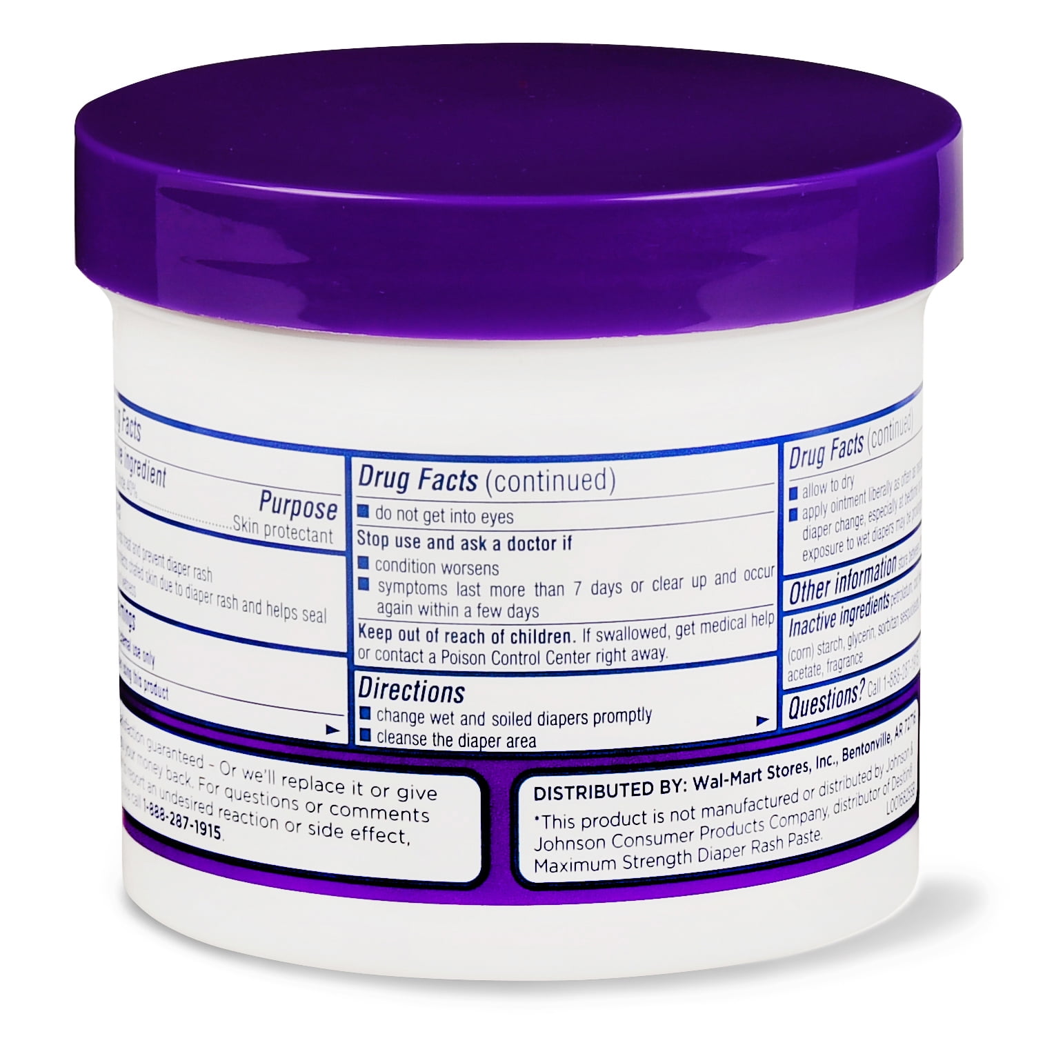 equate baby diaper rash paste