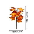 thumbnail image 2 of Artificial Maple Leaf Decorative Branch - Vibrant Yellowish - Green Leaves for Fall Home Decor Ideal for Table Centerpieces Vase Filler and Seasonal Arrangements, 2 of 4