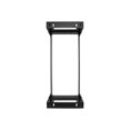 thumbnail image 3 of StarTech.com 24U 19" Wall Mount Network Rack - Adjustable Depth 12-20" 2 Post Open Frame Server Room Rack, AV/Data/ IT Communication/Computer Equipment/Switch, Cage Nuts & Screws (RACK-24U-20-WALL-OA), 3 of 4