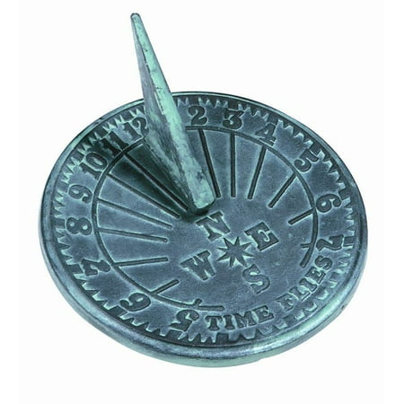 - Cast Iron Time Flies Sundial
