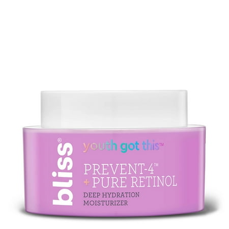 Bliss Youth Got This Prevent-4 Pure Retinol Facial Moisturizer for All Skin Types, 1.7 fl oz