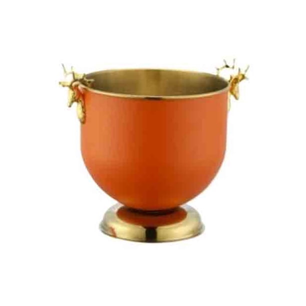 Cubo de pellets de hielo for barra, cubo for hielo, cubo for champán, cubo for enfriar bebidas, cubo for hielo de acero inoxidable
