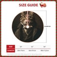 thumbnail image 2 of Daiia Victorian Gentle Cat Drawing Merry Christmas Tree Skirt , Xmas Large Lace-up Tree Skirt, Santa Snowflakes Rustic Home Decorations New Year Party Farmhouse Decor-48", 2 of 6