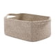 thumbnail image 2 of Cesta de almacenamiento Caja de almacenamiento con asas Contenedor Cesta para pañales de bebé Cesta para toallas Cesta para sala de estar Baño Armario caqui, 2 of 8