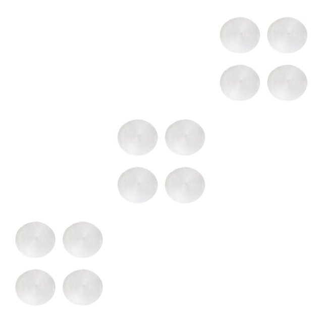 Maytalsory 4 Pcs Napperons Durables pour Table à Dîner Entretien Facile et Résistants à la Chaleur Blanc 3Ensemble