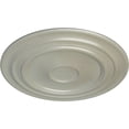 thumbnail image 3 of 32 5/8"OD x 1 1/2"P Giana Ceiling Medallion (Fits Canopies up to 7 7/8"), Hand-Painted Flash Copper, 3 of 6