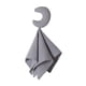 thumbnail image 1 of Baby Appease Towel Star Moon Infant Pacificing Towel para regalo de bebé (Soot Moon), 1 of 2