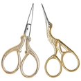 thumbnail image 1 of Tijeras de bordar AQUEENLY Sharp Stork de acero inoxidable, 2 unidades, 1 of 6