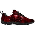 thumbnail image 4 of Customuart Skull Shoes for Men Running Shoes Red Sneakers Size 6, 4 of 5