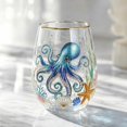 thumbnail image 5 of Hand Blown Crystal Whiskey Glasses, Gold Rim Old Fashioned Tumblers, Lead Free Set for Men, Gift Box Included, 5 of 7