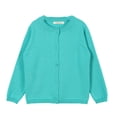 thumbnail image 2 of KYAIGUO Baby Toddler Girls Solid Color Sweater Kids Boys Cardigan Long Sleeve Knit Sweaters Button down Uniform 12M-7Y, 2 of 9