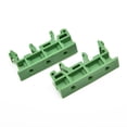 thumbnail image 2 of 5 Set Pcb Din C45 Rails Mount Adapters Circuit Board Pcb Mount Brackets Clips Mount Holder 35mm Control Board Adapter Green, 2 of 9