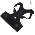 thumbnail image 2 of Posture Corrector,  Elasticity Correction Belt, For Posture Correct Kyphosis L Black, 2 of 8