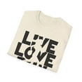 thumbnail image 5 of Live Love Run, Gildan Unisex Softstyle T-Shirt, Runner Graphic Tee, S-3XL, 5 of 5