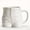 White, variant on Denim Texture Ceramic Mug - 15oz High - Fired Stoneware Coffee Cup, Durable & Microwave Safe, Perfect Gift for Denim & Coffee Lovers,Blue