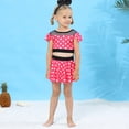 thumbnail image 3 of HAWEE Girls Princess Elsa/Anna/Cinderella/Bellle/Sofia/Aurora/Jasmine Swimsuit Bathing Suits Girl Ruffled Tankini Bikini Two Piece Frozen Swimwear Beachwear, 3 of 7