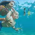 thumbnail image 3 of Pyaiiner 4PCS Pool Torpedo Toy Swimming Pool Diving Toys For Kids Sinking Toys Set Underwater Variety Diving for Swimming Training Pool Games Summer Fun, 3 of 6