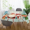 thumbnail image 6 of 54"x54" Santa Claus Tablecloth Waterproof Washable Polyester Square Table Cover Durable Tablecloth for Kitchen Dining Table Party Decor, 6 of 7